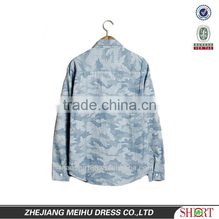 Latest shirts pattern for men fancy military style shirts men