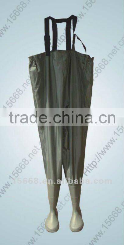 GR-K0075 good quality cheap neoprene fishing trouser with boot