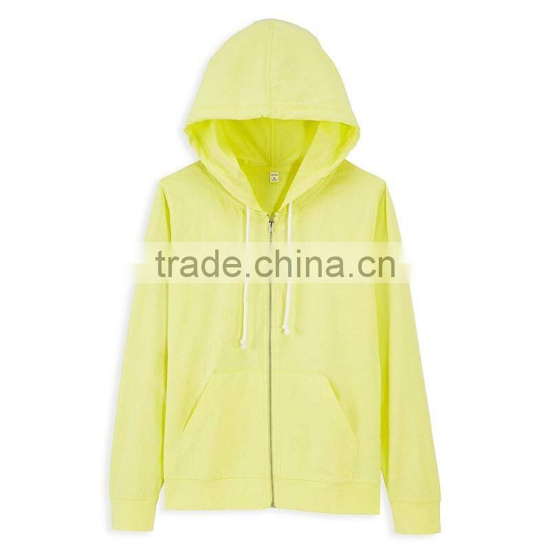 high quality plain cheap cotton single jersey men's hoody