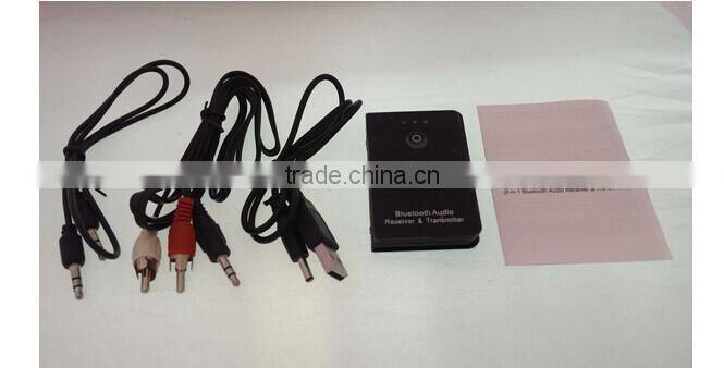 2 in 1 Bluetooth Stereo Audio Receiver + Transmitter - For Speakers, TV, Mobile