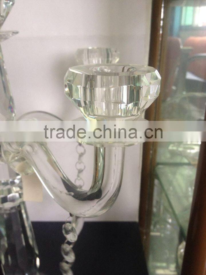 wholesale crystal candle holder for centerpieces wedding