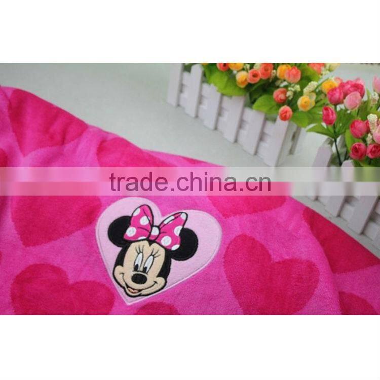 100% cotton super soft kids micky mouse theme beach towel