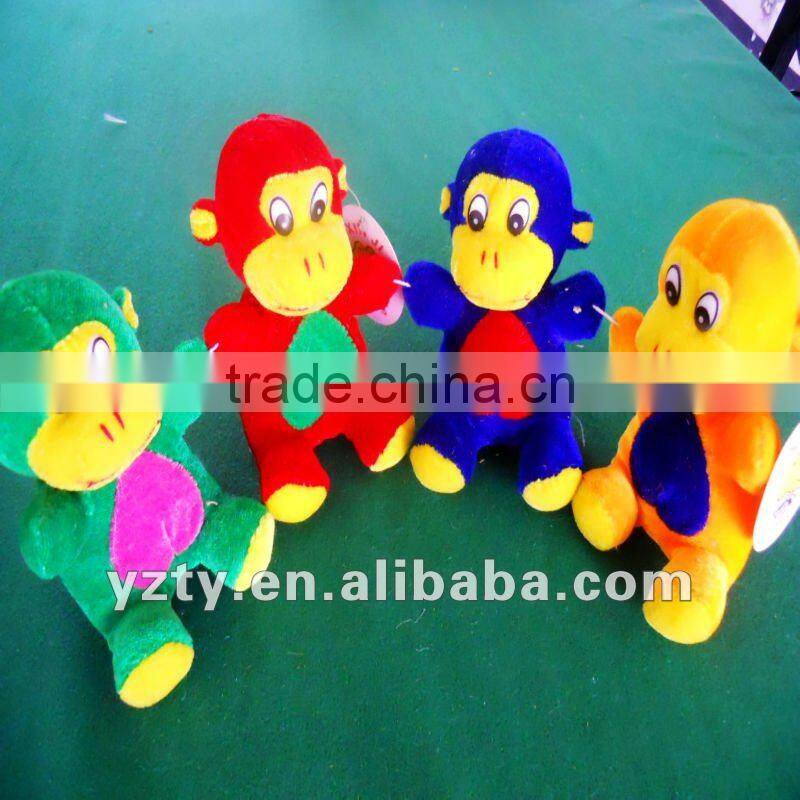 cute small monkey plush toys &monkey keychain
