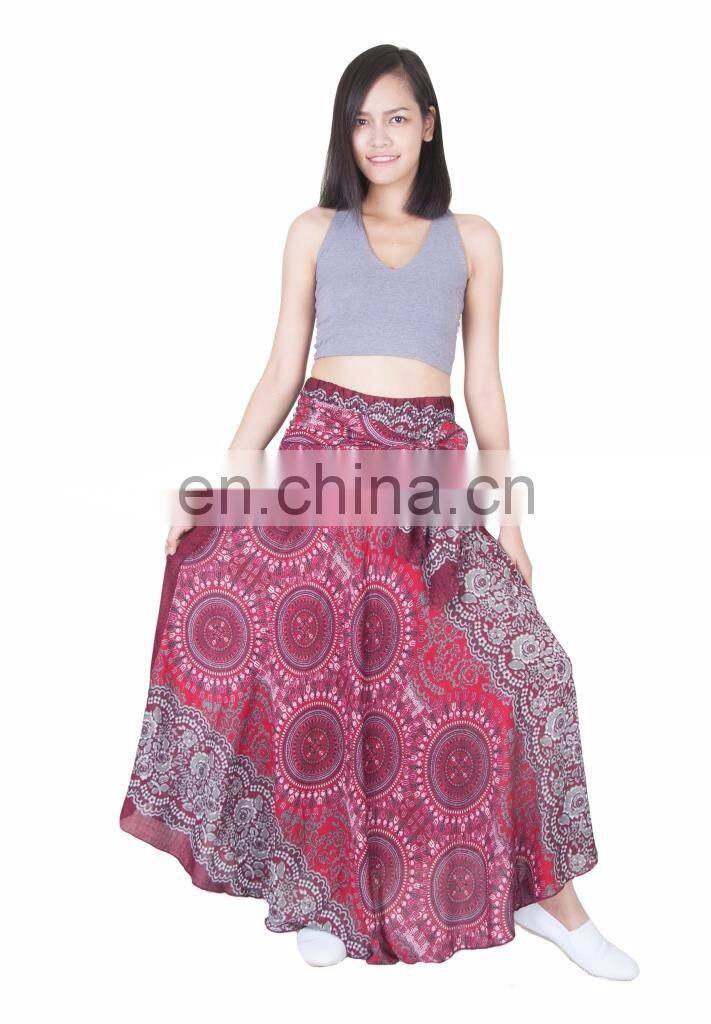 Lofbaz Bohemian Women's Long Skirt Hippie Style One Size Fits for All