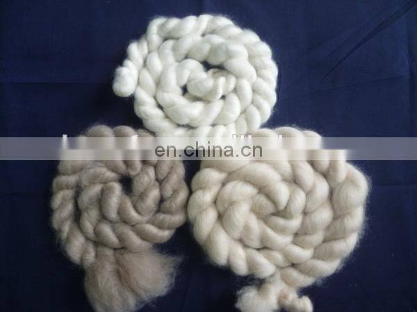 Chinese 100% tussah silk noils