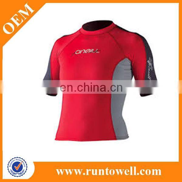 High quality custom printed rash guard