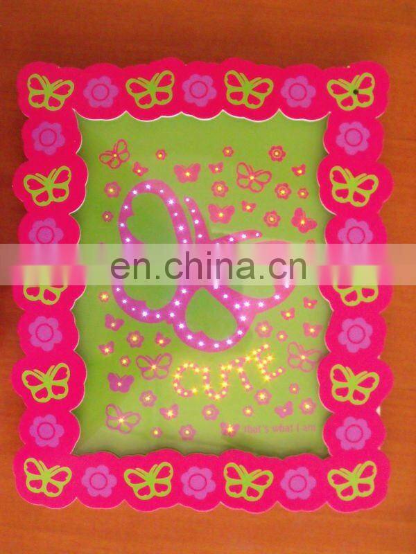 china craft wall art decoration with led light
