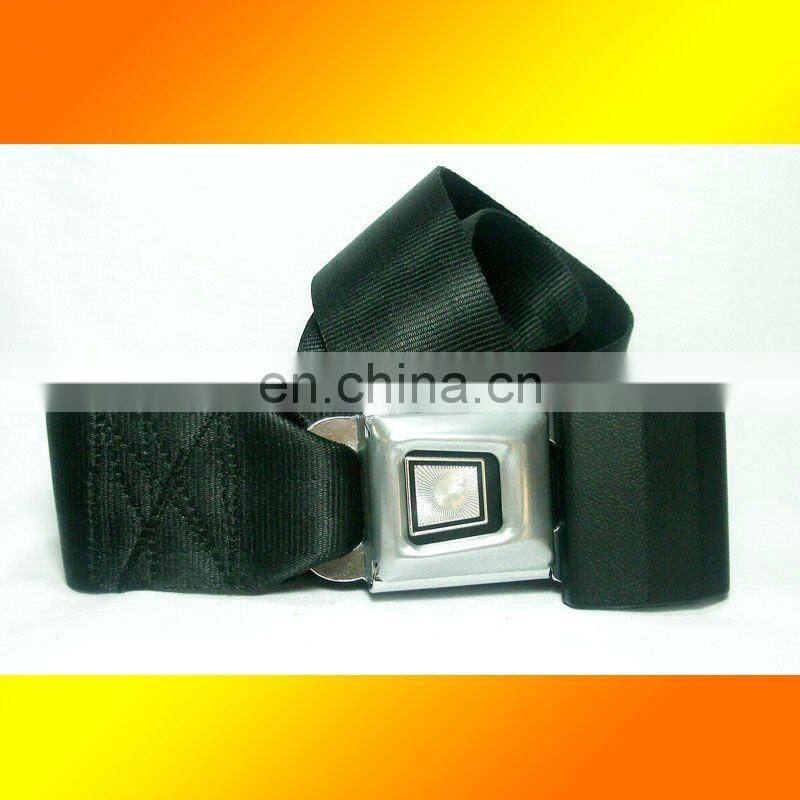 Famous car seatbelt style brown man belt