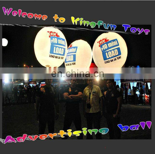 Yard promotion stand ball with LED