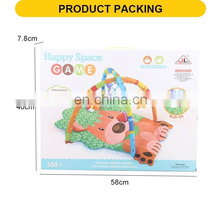 New design cartoon floor gym mat the infant play mat