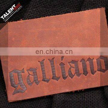 classic leather label patch