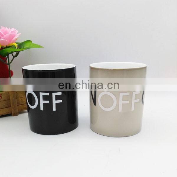 Magical ON/OFF Switch Color Changing Mug-Black