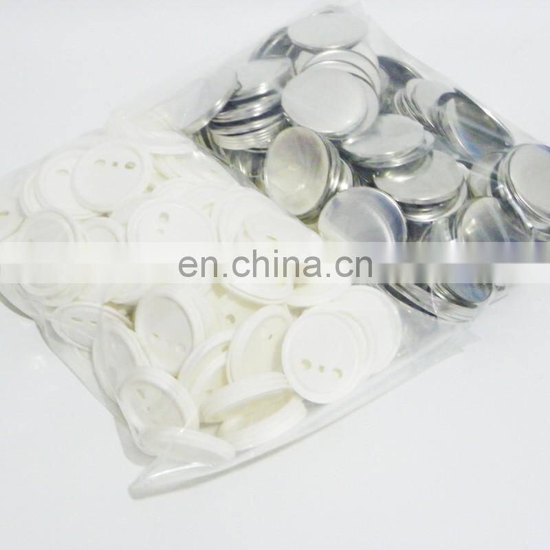 hot selling Automatic Pnuematic Plastic Metal Badge Making Machine for 25-75mm button