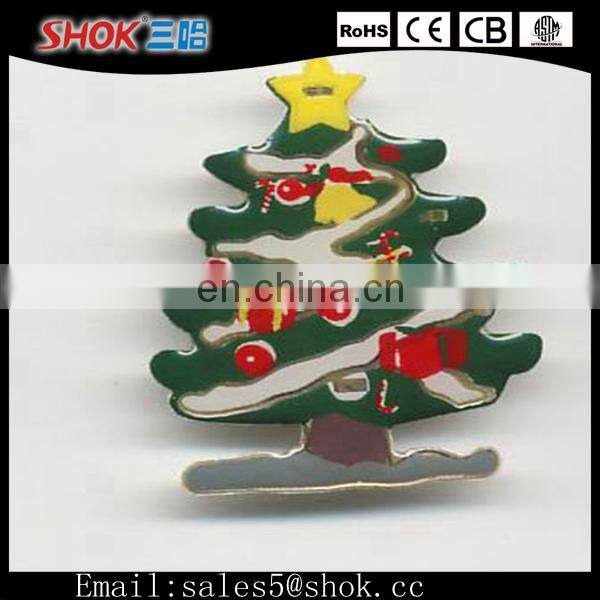 LED Flashing Button Badge&Custom Security Badges&Creative Design Badge For Christmas Activities