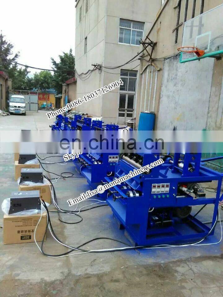 Scourer ball separating steel wool machine for making mesh scourer