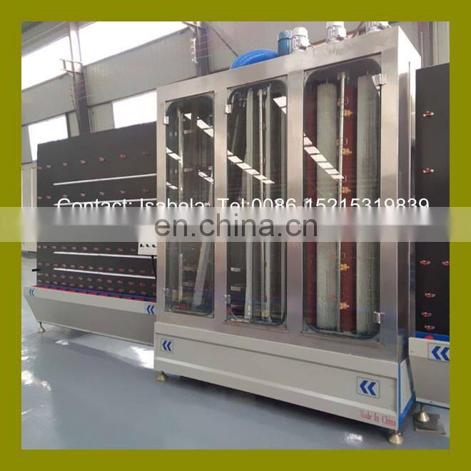 Double glazing glass washing machine Vertical LOW E glass washing drying machine