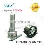 Injector repair kit 7135-659 include control valve 9308-621C and diesel nozzle L097PBD for fuel injector EJBR01901Z