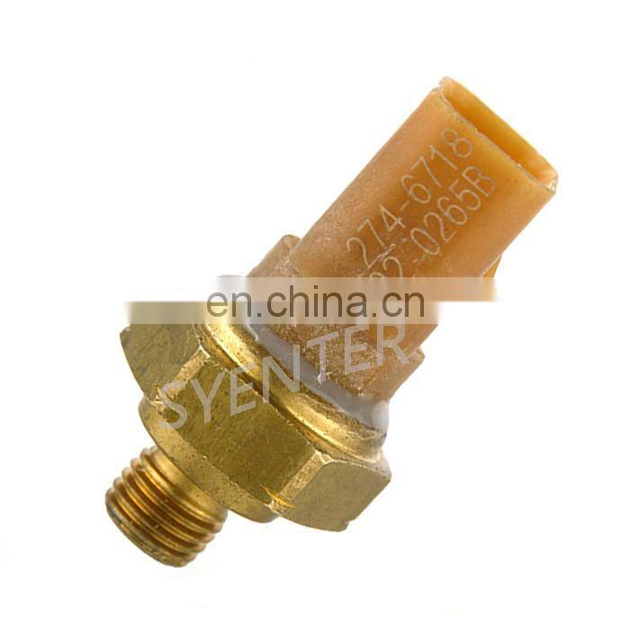 C15 E320D Excavator TURBOCHARGER Low Oil Pressure Sensor 274-6718 2746718 for Diesel Engine Spar Parts