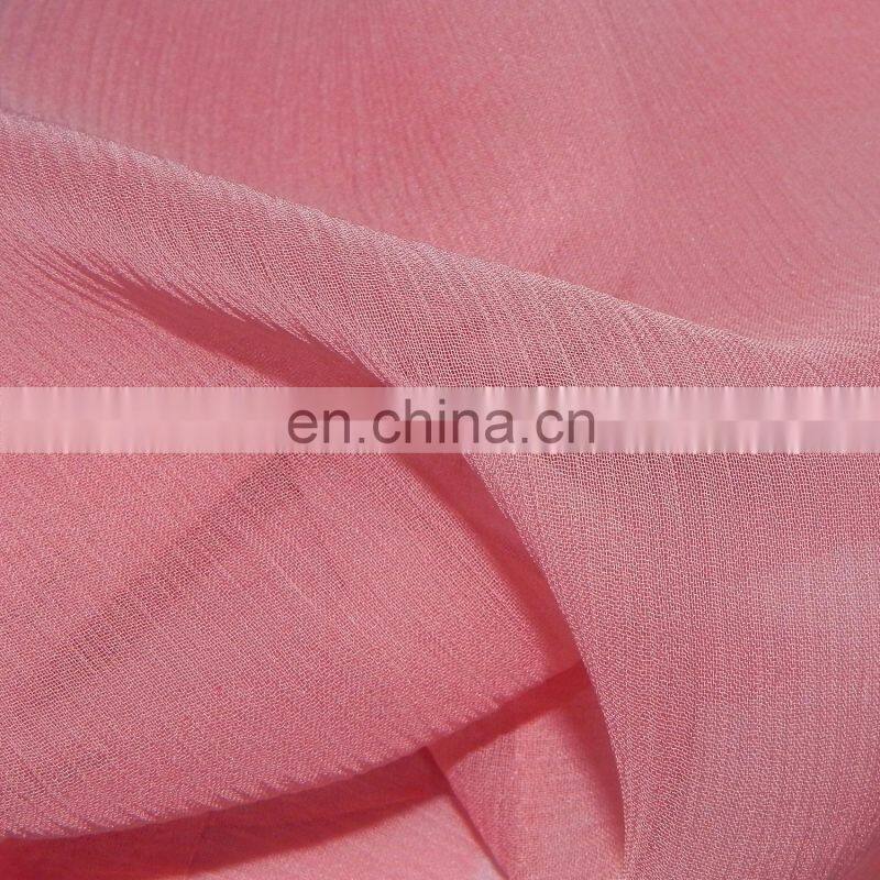 High quality 75D*75D crinkle chiffon/crepe GGT fabric for dresses/blouses
