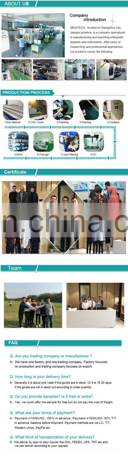 High Quality Medical Veterinary Use 2.0mm Straight Neutral Bone Plate Orthopedic Trauma Implants and Instruments