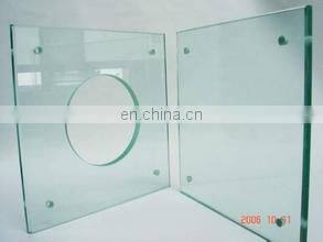 bullet proof tempered glass for bank doors and wall