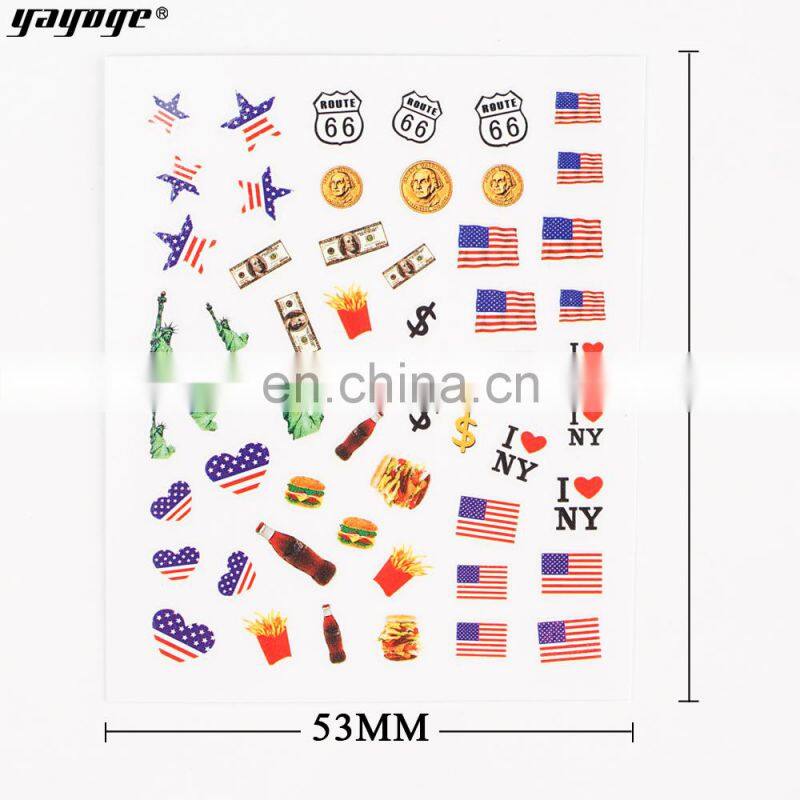 Factory Selling Nail Sticker Printing Art Design Machine Paper