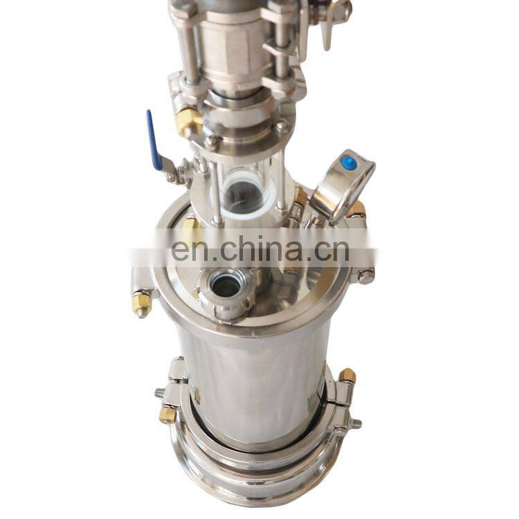 SS304 360 Degree Full Viewing Port Trclamp Inline Sight Glass with Gasket