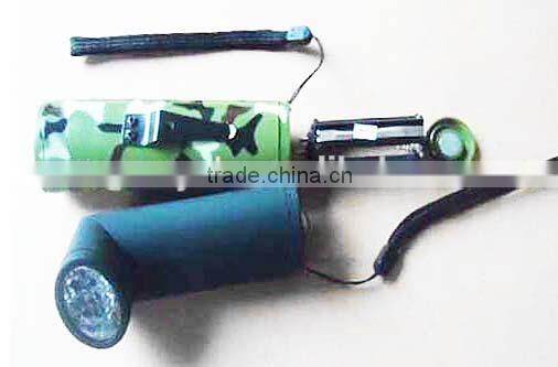 6 LED multi function adjustable rotate head flashlight with magnetic