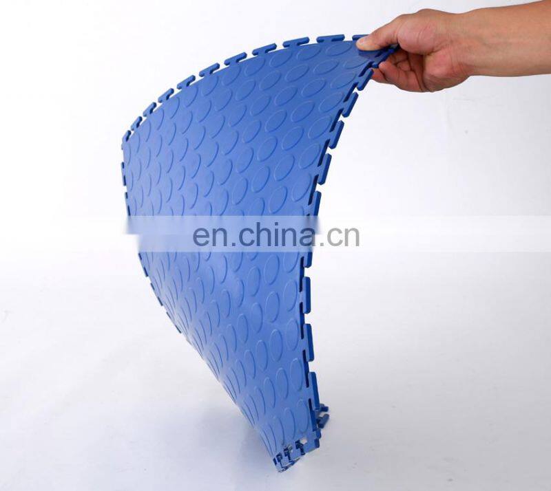 Indoor use PVC interlocking floor tiles size 500*500*6mm