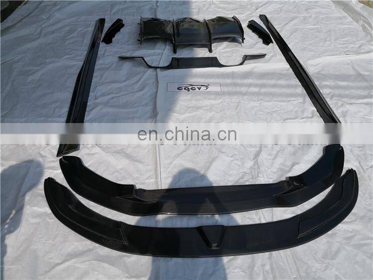 front & rear diffuser for bmw M4 f82 with rear spoiler wing