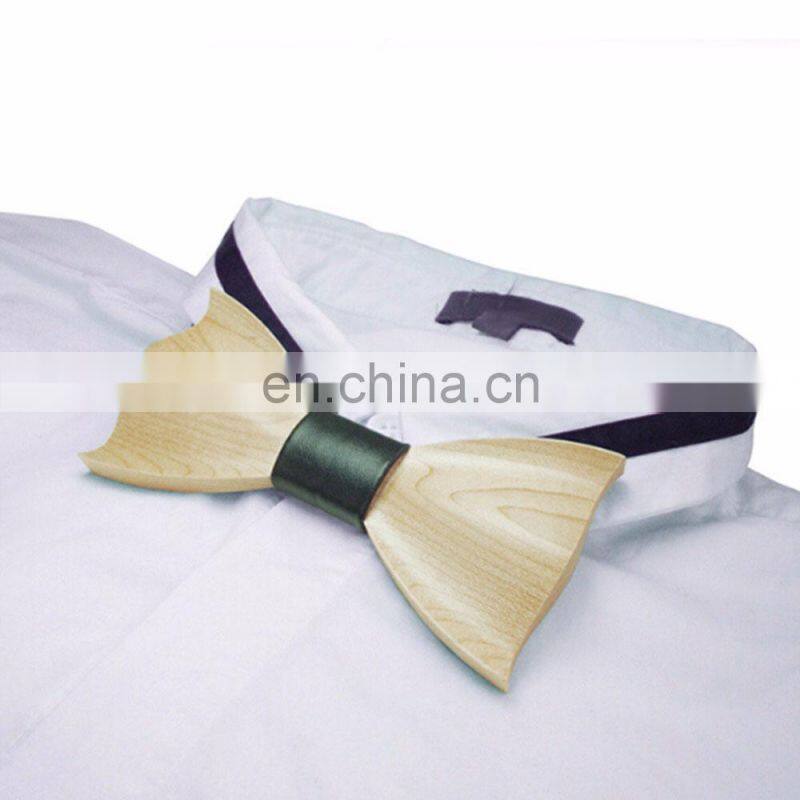 3D Men Handmade Hardwood Wooden Bow Tie Marriage Wedding Bow Ties For Men Butterfly Cravat Wood Bow Tie