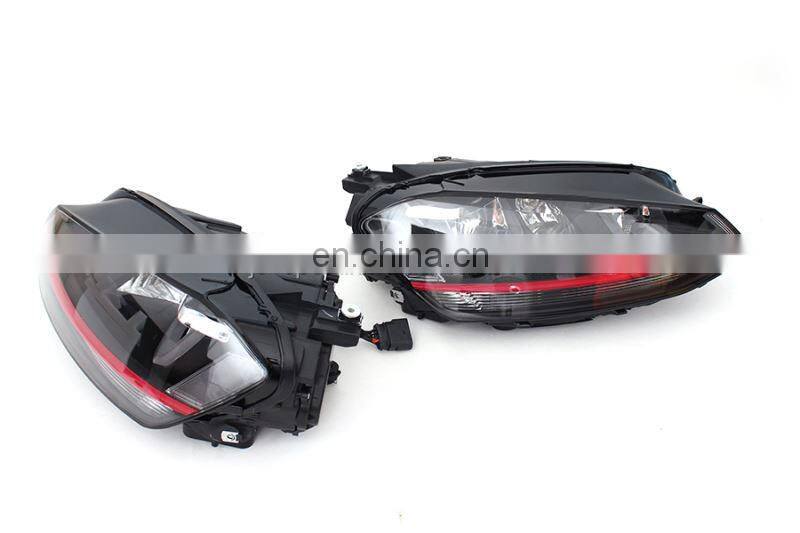 High Power Plastic Headlight Lamps For Volkswagen VW Golf 7 VII MK7 GTI Style