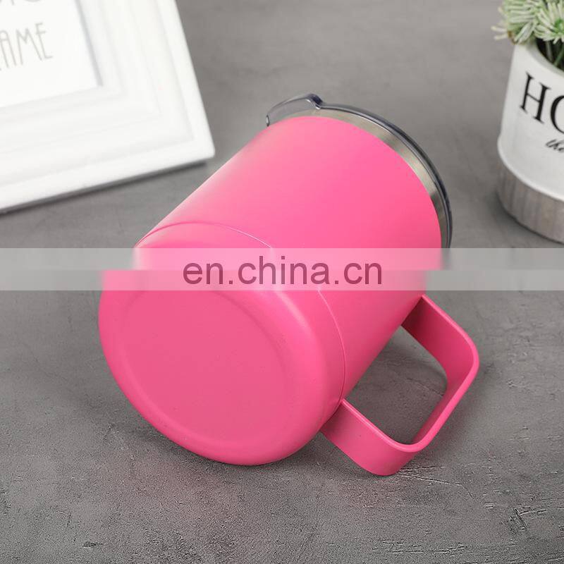 18/8 Stainless Steel Travel Insulated Coffee Mug with Lid and Handle