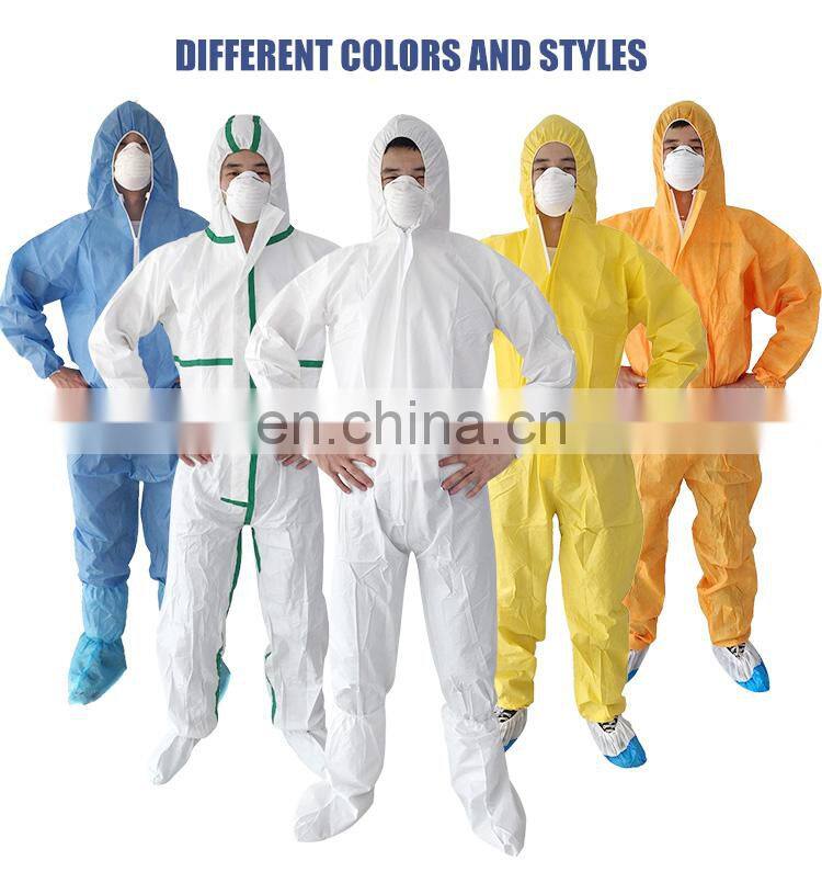 Waterproof Disposable Coverall Suit Non Weven Motorbike Coverall