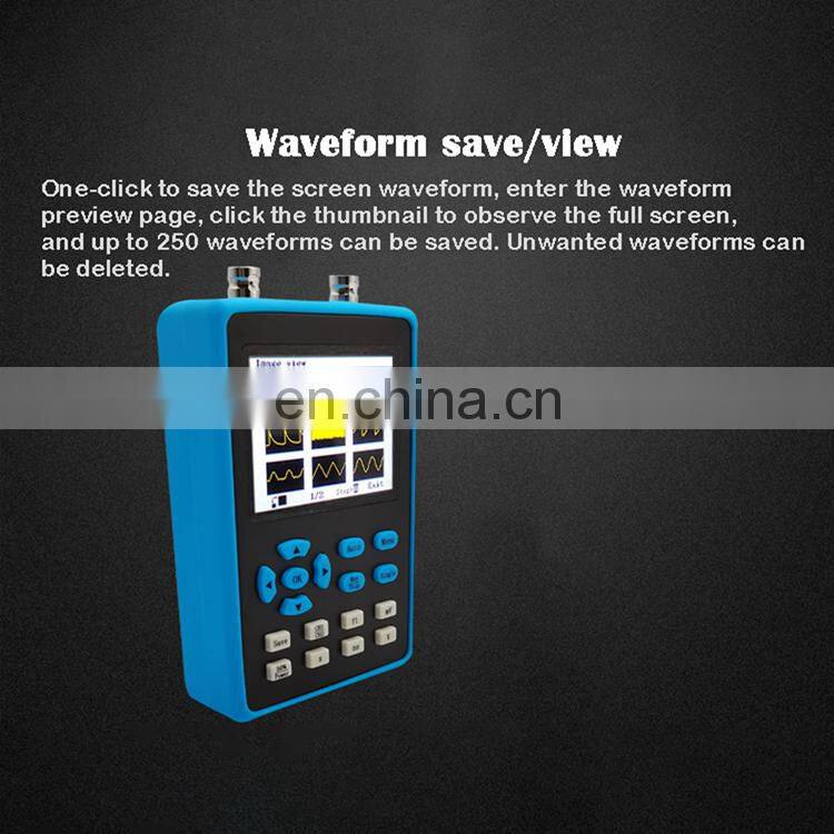 DSO2512G Digital Oscilloscope 120M Bandwidth 500M Sampling Mini 2 Channel Oscilloscope For Repairs