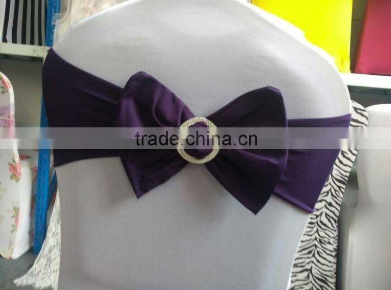 Spandex zebra print pattern for banquet chair cover