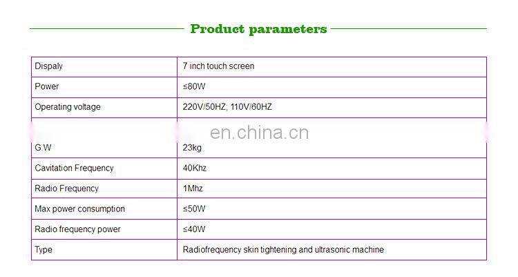 Sales Professional Ultrasound Cavitation RF cavitation slimming machine weight loss Fat Removal