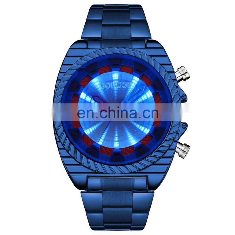 Gohuos UV2008 Reloj Hombr Mens Wrist Watches Analog Water Proof Luxury Watches for Men