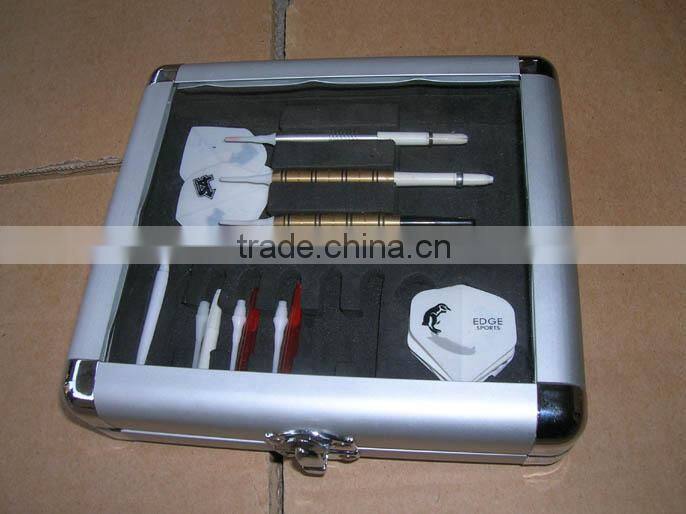 Aluminium dart box/small aluminum game box/dart whole set box