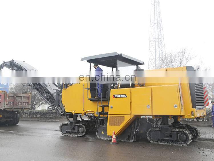 Road maintenance machinery 2000mm milling width tracked asphalt cold milling machine XM200KII