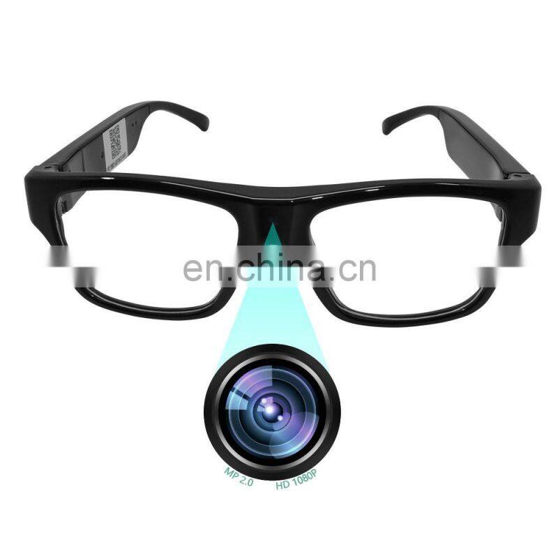 High Tech 1080P Full HD live streaming NO Hole Invisible android wifi video glasses camera
