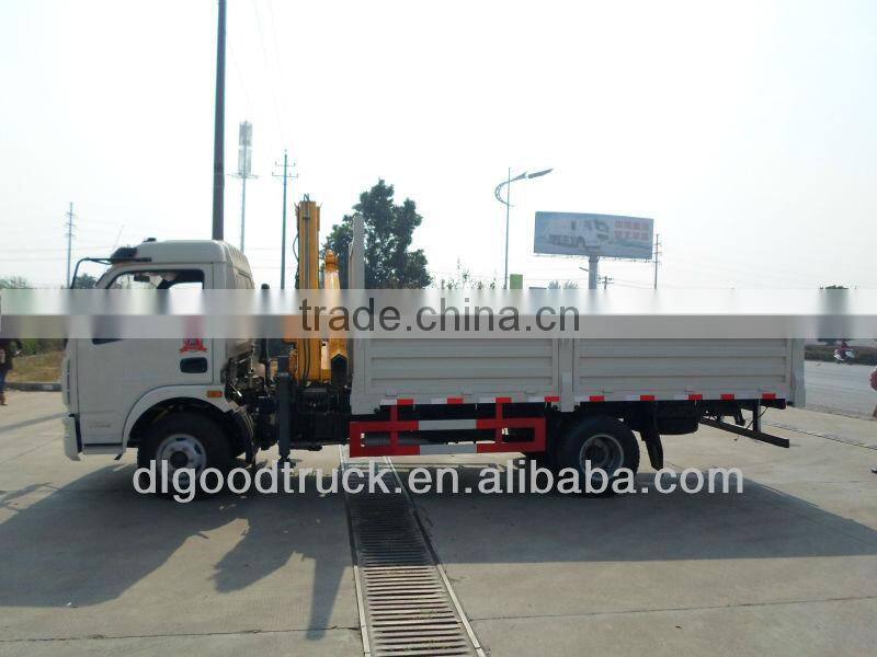Dongfeng truck mounted crane 3.2Tons for sale