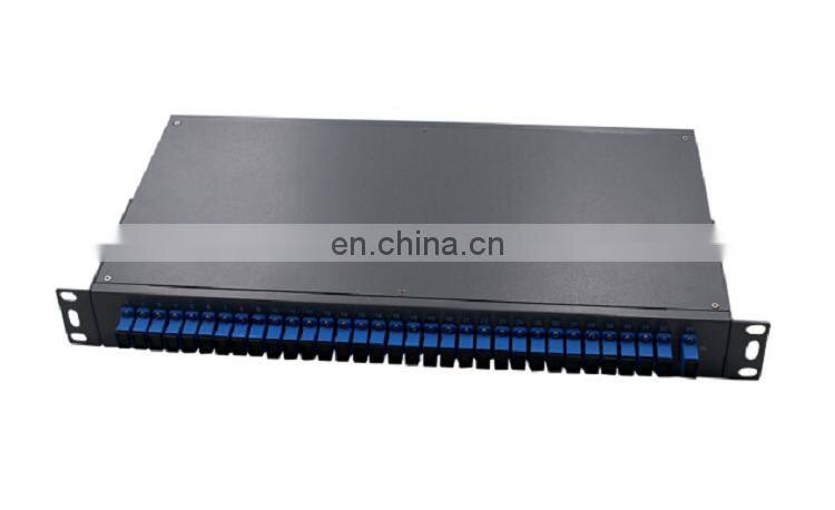 FTTH Fiber Optic Cable fixed type rack mounted type 1x16 PLC Splitter Fiber Optic internet splitter