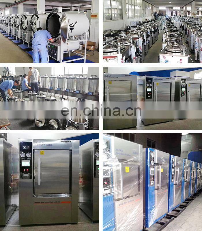 Class B automatic vertical high pressure steam sterilizer autoclave price