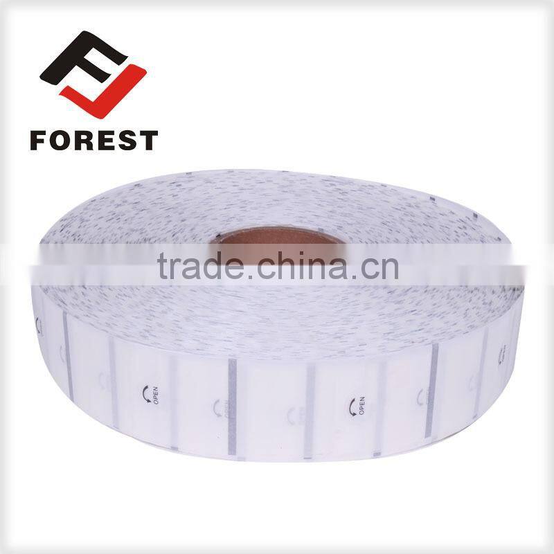 Glossy lamination custom made blank adhesive label