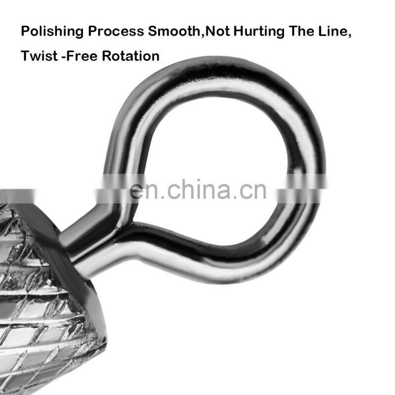 JOHNCOO Swivels Fishing Sanp Stock Fast Delivery Fishing Accessaries Freshwater Saltwater Fishing Rolling Barrrel Swivel Sets