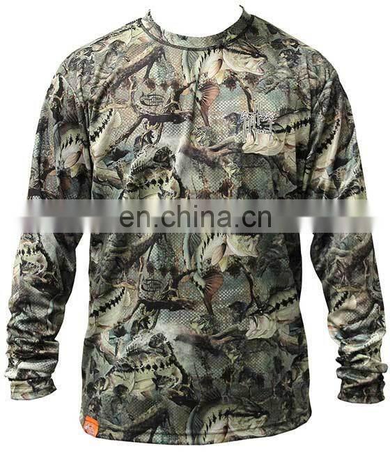 high quality custom Camouflage t shirts short sleeve pocket camo t-shirt men