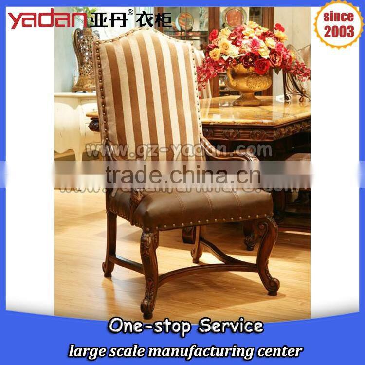 living room high chair wooden rest chair simple carving, meeting chair