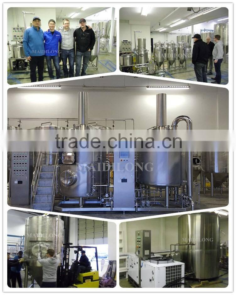 Stainless steel round open no cone German brewing fermenter