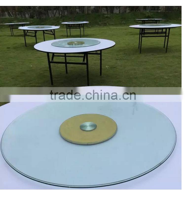 Low Noice Glass Lazy Susan Display Turntable HM-G1